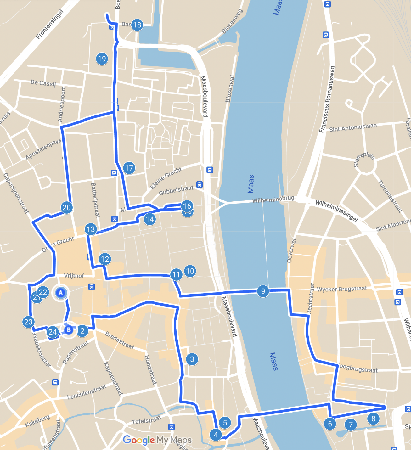 Stadswandeling Maastricht