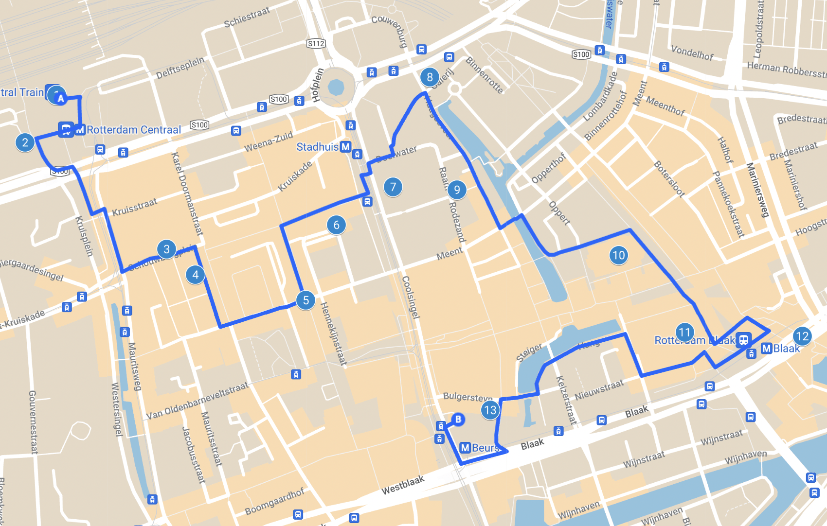 Stadswandeling Rotterdam